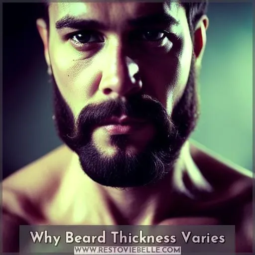 Why Beard Thickness Varies
