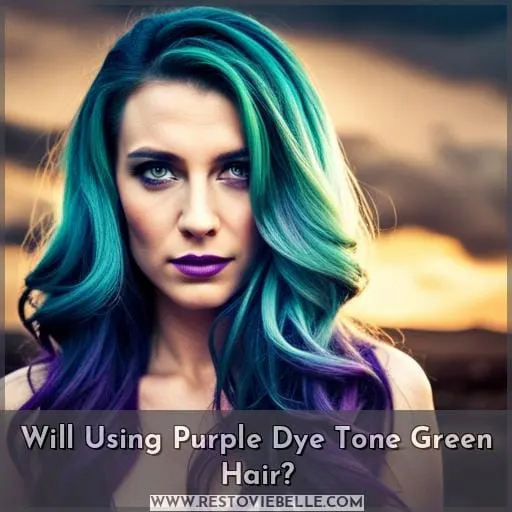 Will Using Purple Dye Tone Green Hair