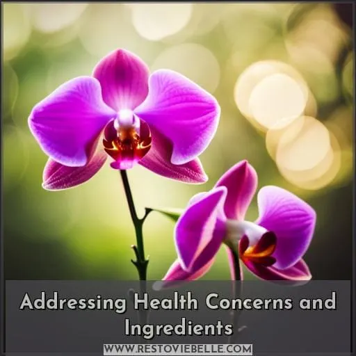 Addressing Health Concerns and Ingredients
