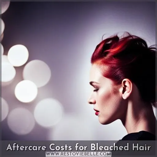 Aftercare Costs for Bleached Hair