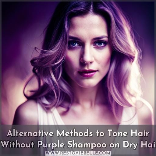 Alternative Methods to Tone Hair Without Purple Shampoo on Dry Hai