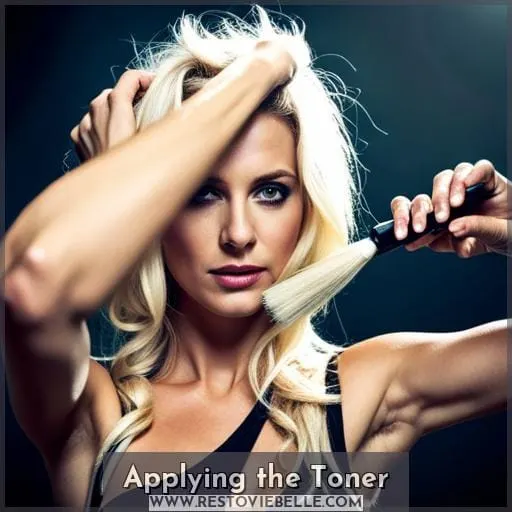 Applying the Toner