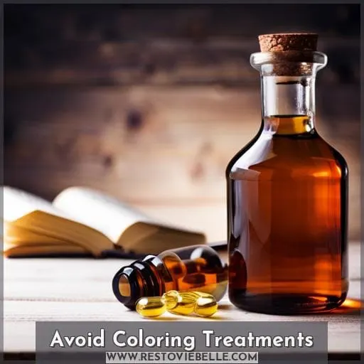 Avoid Coloring Treatments