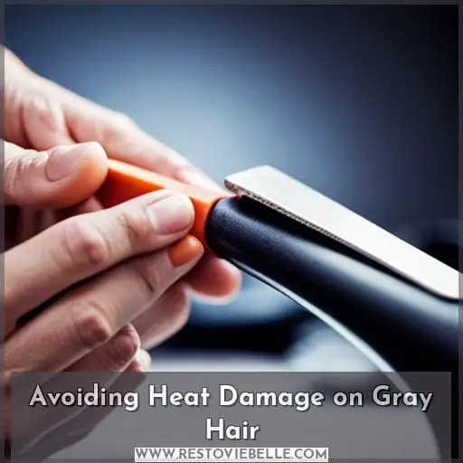 Avoiding Heat Damage on Gray Hair