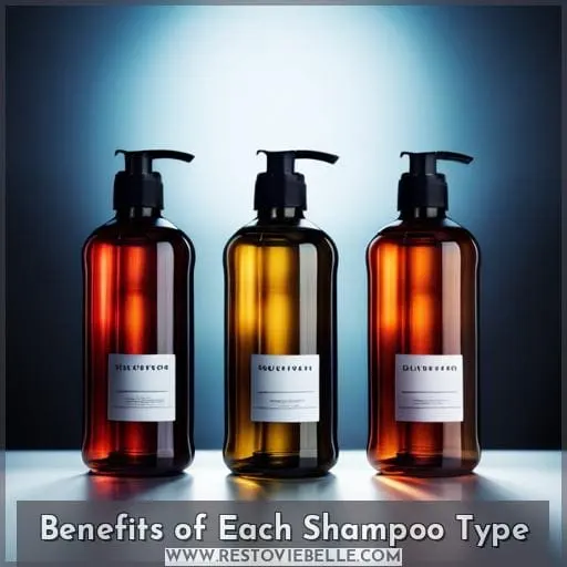 Benefits of Each Shampoo Type