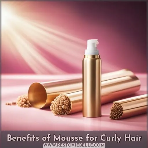 Benefits of Mousse for Curly Hair