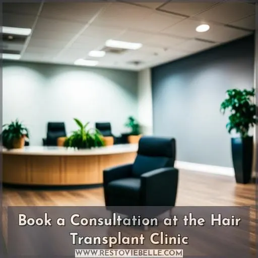 Book a Consultation at the Hair Transplant Clinic