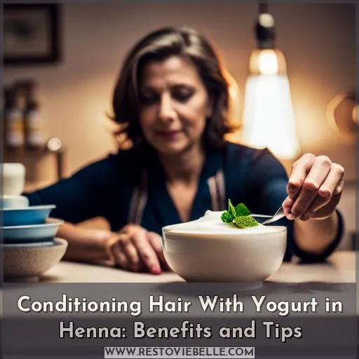 can i mix yogurt in henna for conditioning hair