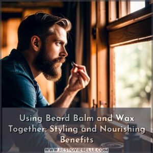 can you use beard balm and wax together