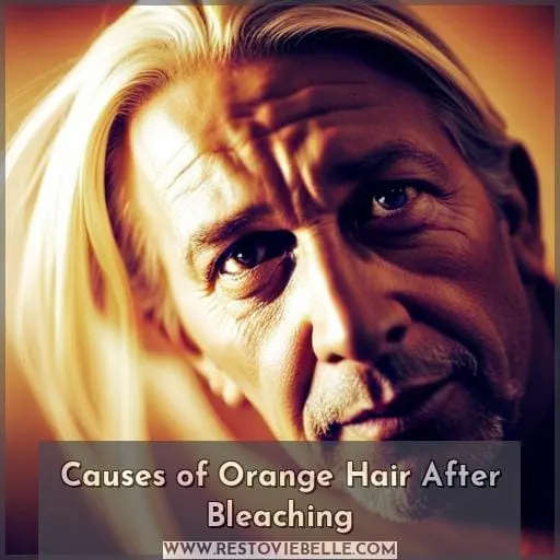 Causes of Orange Hair After Bleaching