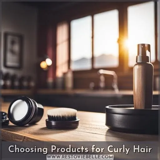 Choosing Products for Curly Hair