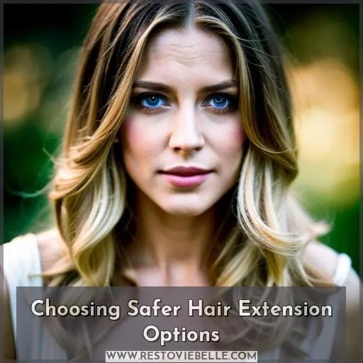 Choosing Safer Hair Extension Options