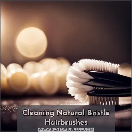 Cleaning Natural Bristle Hairbrushes