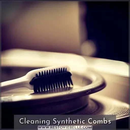 Cleaning Synthetic Combs