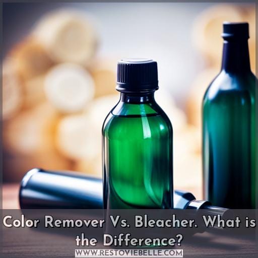 Color Remover Vs. Bleacher. What is the Difference