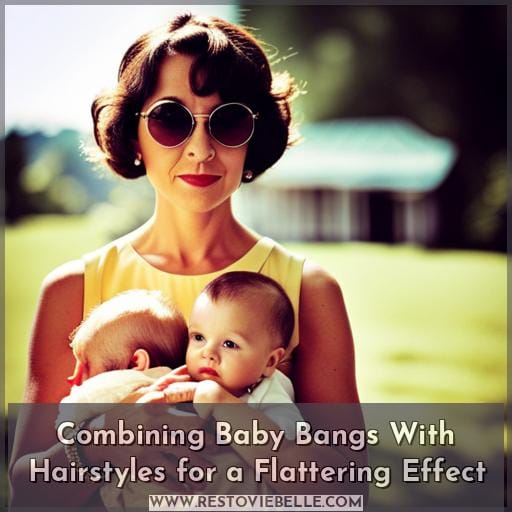 Combining Baby Bangs With Hairstyles for a Flattering Effect