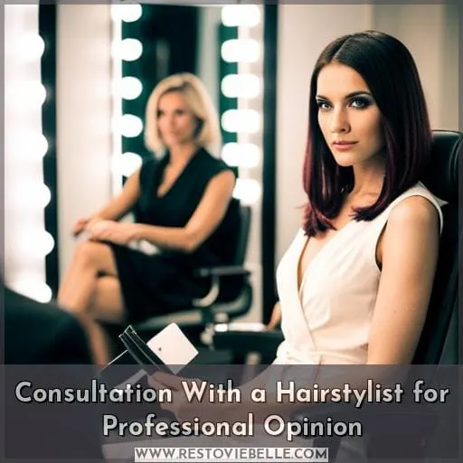 Consultation With a Hairstylist for Professional Opinion
