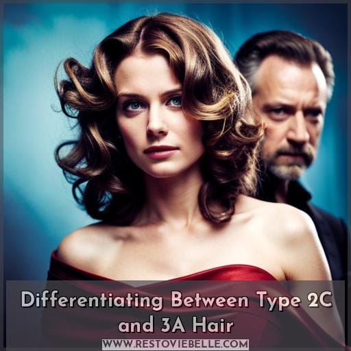 Differentiating Between Type 2C and 3A Hair