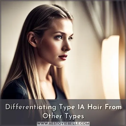 Differentiating Type 1A Hair From Other Types