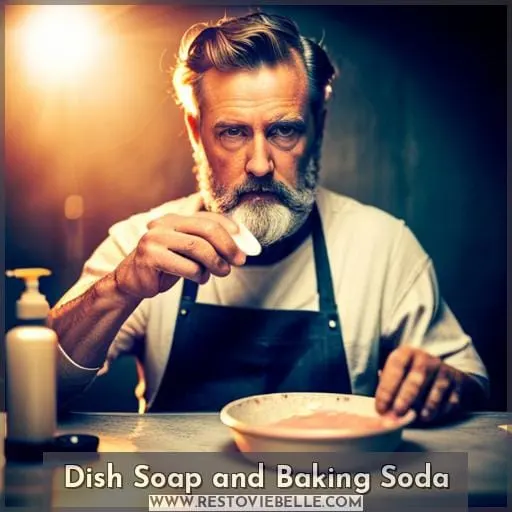 Dish Soap and Baking Soda