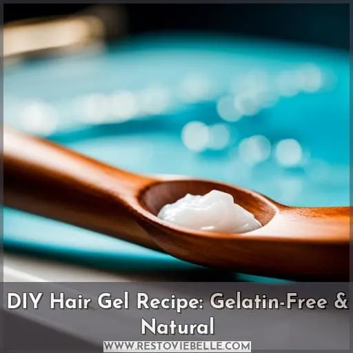diy hair gel recipe without gelatin