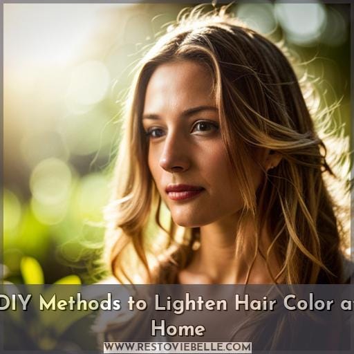 DIY Methods to Lighten Hair Color at Home