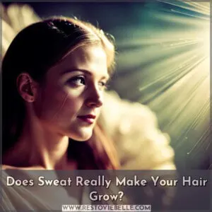 does sweat make your hair grow