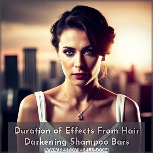 Duration of Effects From Hair Darkening Shampoo Bars