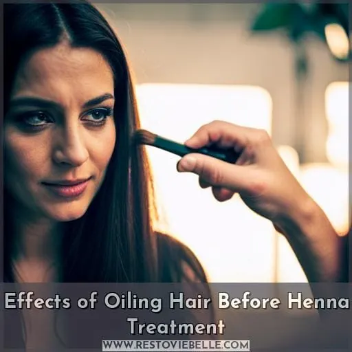 Effects of Oiling Hair Before Henna Treatment