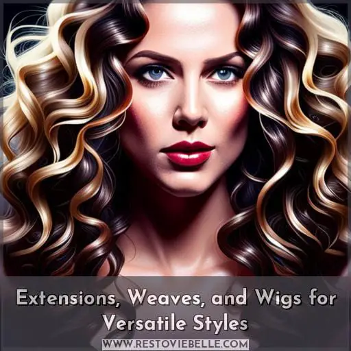 Extensions, Weaves, and Wigs for Versatile Styles