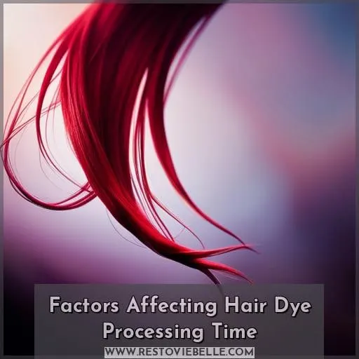 Factors Affecting Hair Dye Processing Time