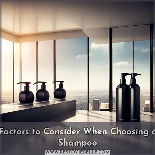 Factors to Consider When Choosing a Shampoo