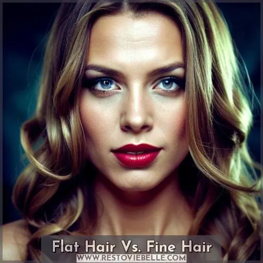Flat Hair Vs. Fine Hair