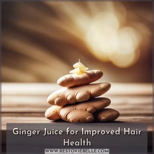 Ginger Juice for Improved Hair Health