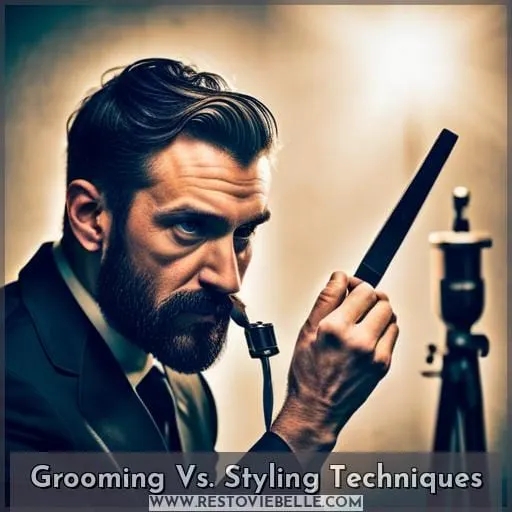 Grooming Vs. Styling Techniques