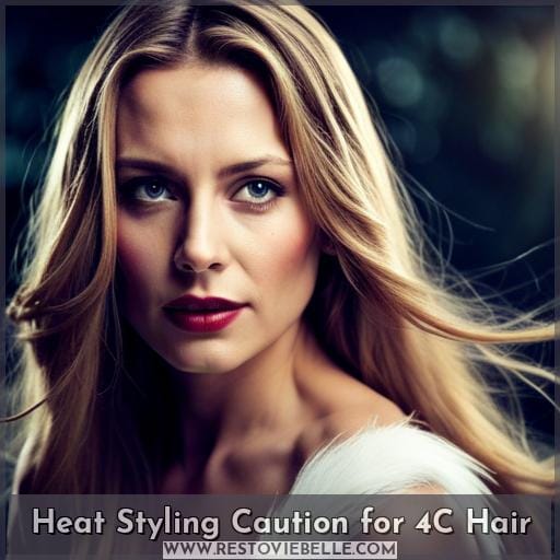 Heat Styling Caution for 4C Hair
