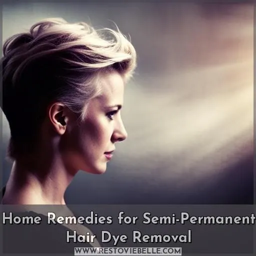Home Remedies for Semi-Permanent Hair Dye Removal