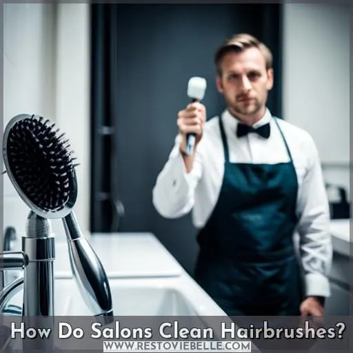 How Do Salons Clean Hairbrushes