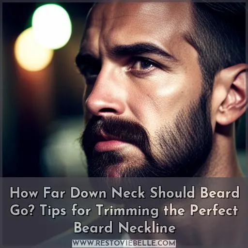 how far down neck should beard go