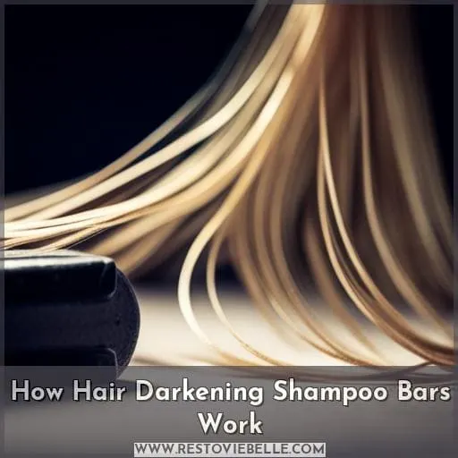 How Hair Darkening Shampoo Bars Work