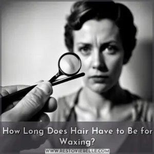 how long does hair have to be to wax