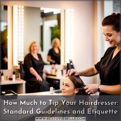 how much to tip hairdresser