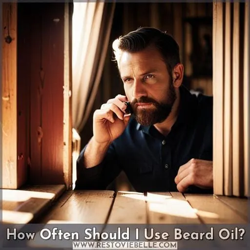 how often should i use beard oil