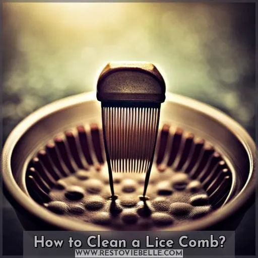 How to Clean a Lice Comb