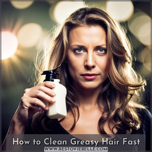 How to Clean Greasy Hair Fast