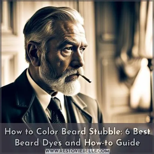 how to color beard stubble