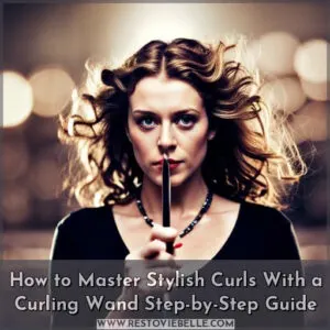 how to curl hair with curling wand