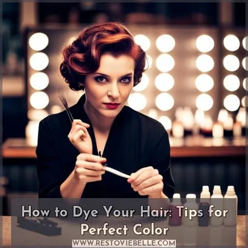 how to dye your hair