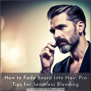how to fade beard into hair