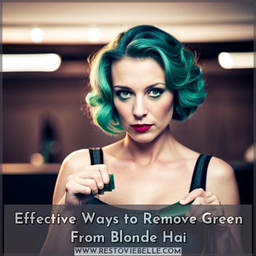 how to get green out of blonde hair how to get green out of blonde hair